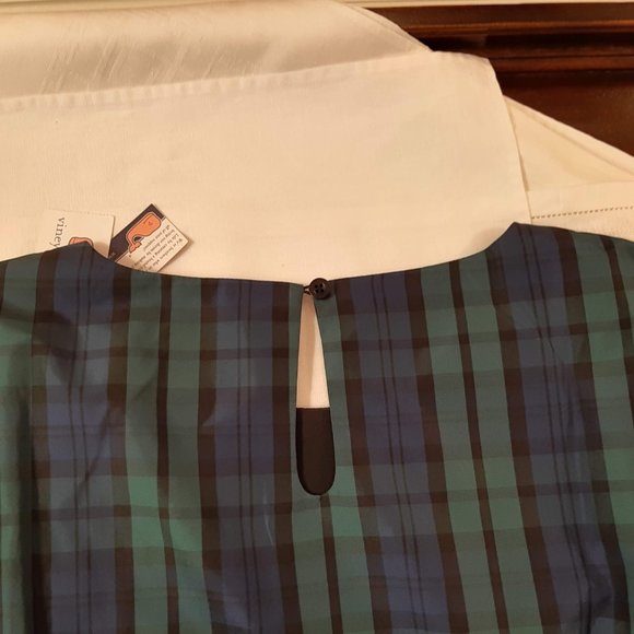 ********* PRICE DROP    Vineyard Vines Blackwatch Flutter Sleeve Top - Picture 3 of 14